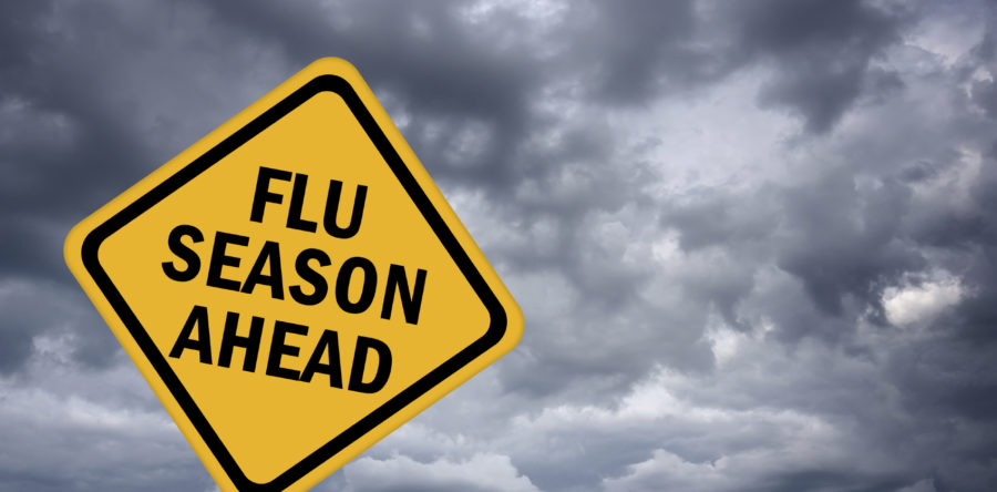 flu season sign